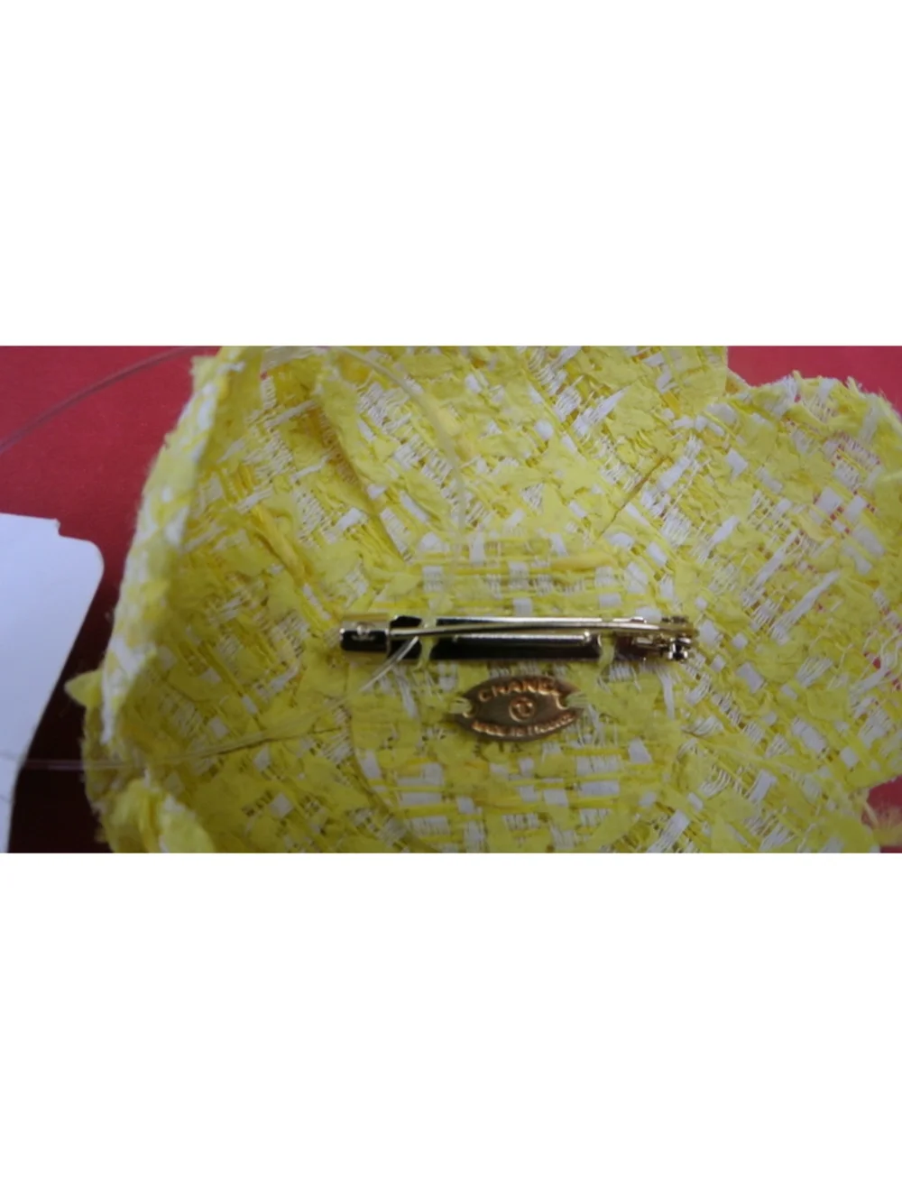 CHANEL:Tweed  Camelia Brooch  Retail $850 NEW